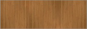 vidaXL négyszögletű barna bambusz szőnyeg 100 x 300 cm