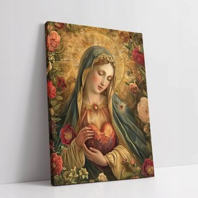 Vászonkép Szűz Mária szíve otthon nappali szoba 60x80