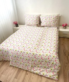 Muszlin lepedők Tulipán 140x200cm+90x70cm TiaHome