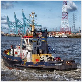 Poszterek 100x100 Tengeri vontatóhajó