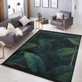 Petróleumkék mosható futószőnyeg 80x200 cm Unique – Mila Home