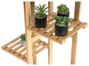 G21 virágállvány 6 szintes, bambusz