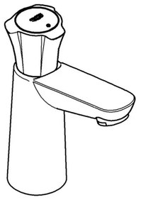 GROHE 20186001 - COSTA L álló csaptelep DN 15, fényes króm