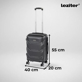 TraveLux Max IX gurulós bőrönd szett fekete