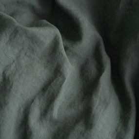 Len párnahuzat 40x60 cm Forest Green – Linen Tales