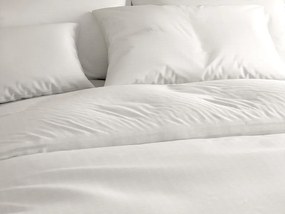 Krepp ágynemű DENYX BLEND világos krémszínű, szállodai zseb Ágyneműhuzat mérete: 70 x 90 cm | 140 x 200 cm