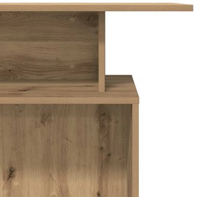 recepciós pult kézműves tölgy 100x40x104 cm szerelt fa