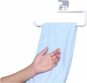 Papírtörölköző tartó öntapadós 28,5 cm Abs fehér