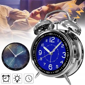 Retro óra Ébresztőóra klasszikus elemes Hangos riasztás klasszikus és hatékony