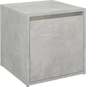 vidaXL betonszürke szerelt fa tárolódoboz 40,5 x 40 x 40 cm