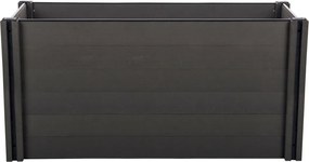 Emelt virágágyás G21 Crop 143 x 68 x 80, WPC, Eben, 80 cm