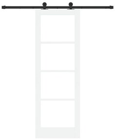 Csúszóajtó ORKDAL Fehér 73.5 x 211 cm Fa és fém