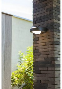Lutec Fele kültéri falilámpa, 14W LED, 3000K, 1000 lm, IP54