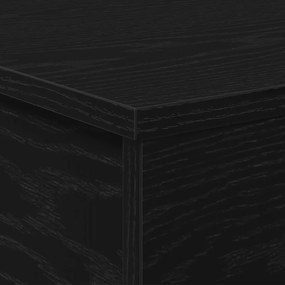 Fekete Tölgy Dohányzóasztal 90x44.5x45 cm Szerelt Fa