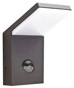 Ideal Lux - LED Kültéri lámpa érzékelővel STYLE LED/9W/230V CRI 90 IP54 antracit