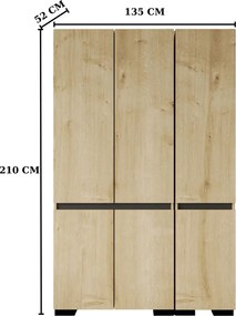Floransa 135 - Sapphire Oak, Anthracite v3