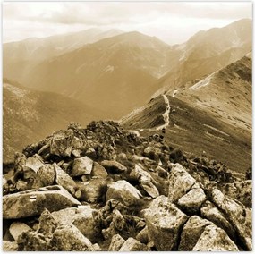 Poszterek 100x100 Tátra Lengyel hegyek Kilátás