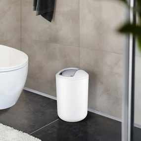 Fehér műanyag szemetes 6,5 l Brasil – Wenko