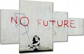 Képek 130x80 No Future Banksy Fiú