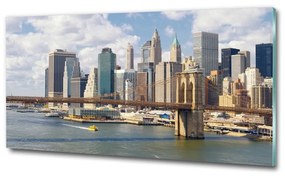 Üvegkép nyomtatás Manhattan new york city osh-136544360