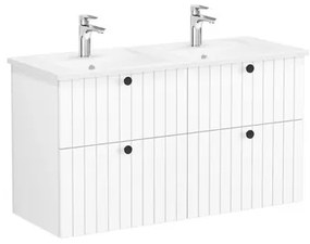 VitrA Root fürdőszobaszekrény mosdóval 120x67x46 cm fehér matt ROOTG120WINTS