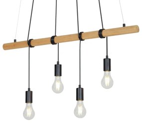 Briloner 4015045 - Csillár zsinóron 4xE27/25W/230V