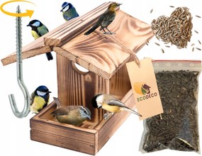 Madáretető bódé faház gabona tüzelésű gyártó eledel