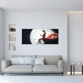 Kép - Nő a holdfényben (120x50 cm)