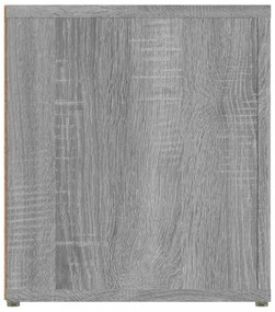 szürke sonoma színű szerelt fa TV-szekrény 80x31,5x36 cm