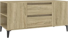 vidaXL sonoma tölgy színű szerelt fa fali TV-szekrény 102x44,5x50 cm