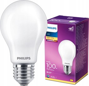 Led izzó Philips E27 A60 10.5W 100W 1521lm 2700K Meleg Dekoratív Filament