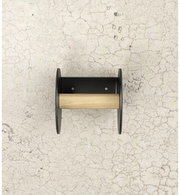 Fekete fali WC-papír tartó Bull – LIND DNA