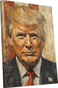 Vászonkép Donald Trump portré Trump nappali ajándék 45x60
