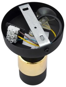 LED Fali spotlámpa TUBSSON 1xGU10/4,8W/230V fekete/arany