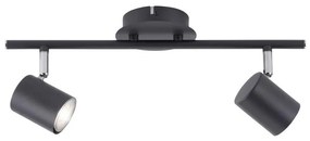 Leuchten Direkt 11942-13 - LED Spotlámpa TARIK 2xGU10/5W/230V antracit