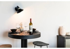 Fekete fali lámpa Jona – White Label