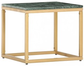 zöld márvány textúrájú valódi kő dohányzóasztal 40 x 40 x 35 cm