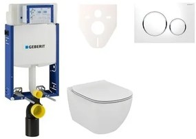 Fali WC szett Geberit befalazáshoz + Ideal Standard Tesi WC 110.302.00.5NF4