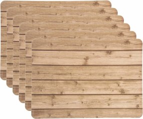 Orion UH tányéralátét 43 x 30 cm fa, 6 db-os szett