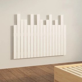 fehér tömör fenyőfa fali fejtámla 108 x 3 x 80 cm