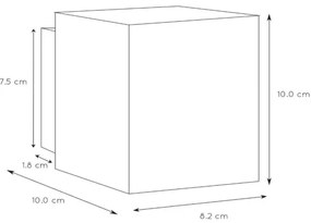 Lucide 23253/01/31 - Fali lámpa XERA 1xG9/42W/230V fehér