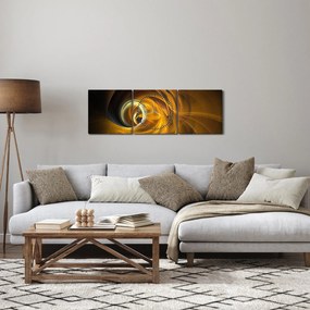 Kép - Absztrakció mozgásban (órával) (90x30 cm)