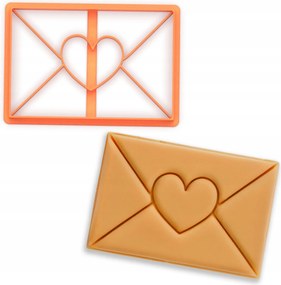 Prémium Süteménylyukasztó Forma Valentin Napi Levél