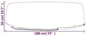 2 db kerek sziget-társalgóhuzat 8 fűzőlyukkal Ø188 x 50 cm