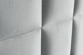 Világosszürke ágyneműtartós boxspring ágy 140x200 cm Flip – Ropez