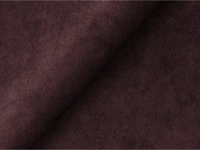 Borvörös bársony kanapé 255 cm Aloha – Makamii