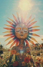 Poszter 53x81cm Napfény Meditáció