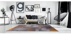 Okkersárga-szürke szőnyeg 160x230 cm Meteo – FD