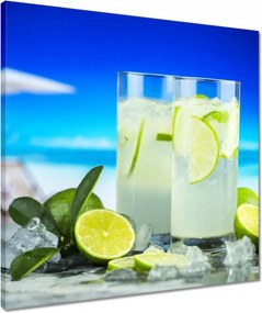 Vászonkép 50x50 Felfrissülés a tengerparton