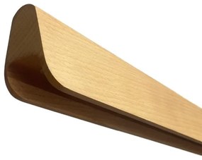 LED Csillár zsinóron LED/26W/230V 4000K 150 cm bükkfa/tömör fa